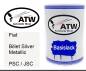 Preview: Fiat, Billet Silver Metallic, PSC / JSC: 500ml Lackdose, von ATW Autoteile West.